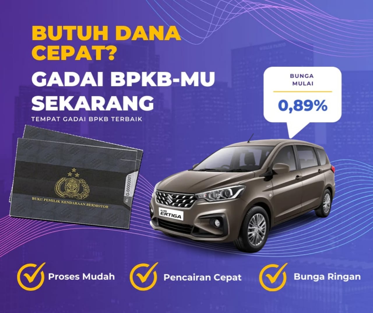 Kredit Jaminan Bpkb Mobil Suzuki Ertiga Dapat Dana Berapa? Seperti Ini Simulasinya